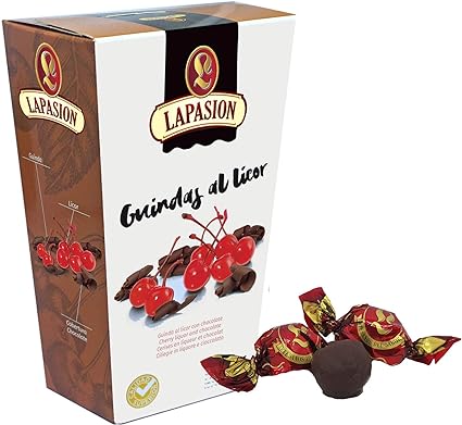 APASION Guindas Al Licor Bañadas en Cobertura de Chocolate, 120 g | Envío Refrigerado